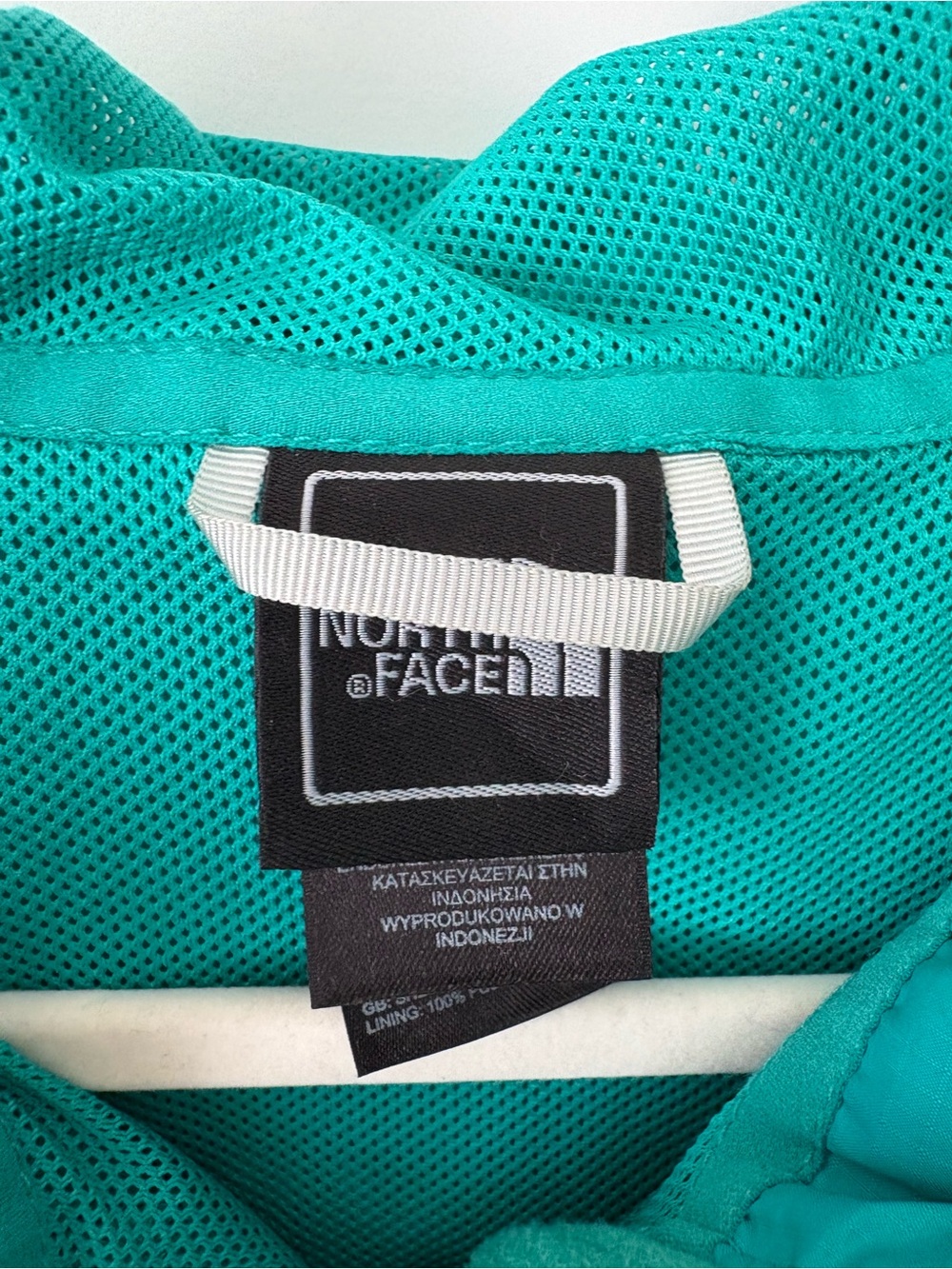 THE NORTH FACE Women’s Lightweight Hooded Windbreaker Jacket • Teal • L - Picture 7 of 13